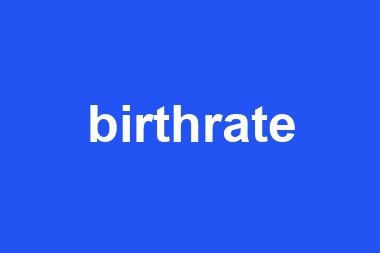 birthrate