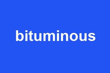 bituminous