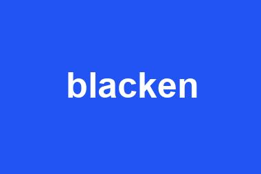 blacken