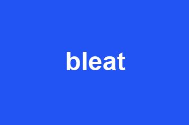 bleat