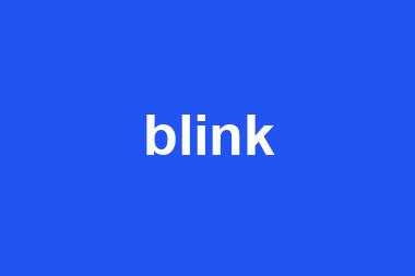 blink