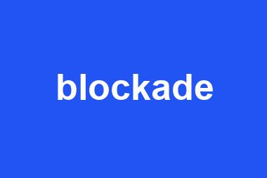 blockade