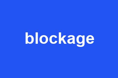 blockage