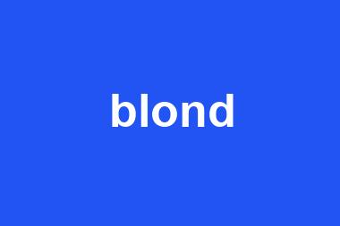 blond