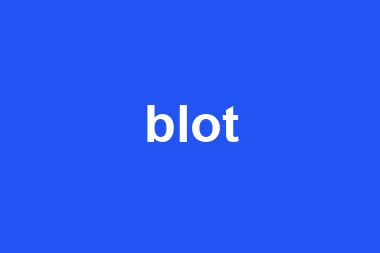 blot