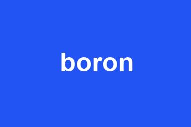 boron