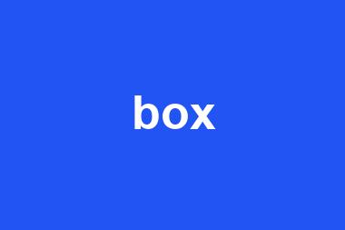 box