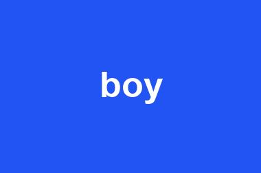 boy