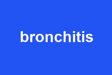 bronchitis