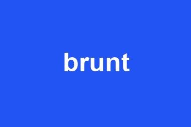 brunt