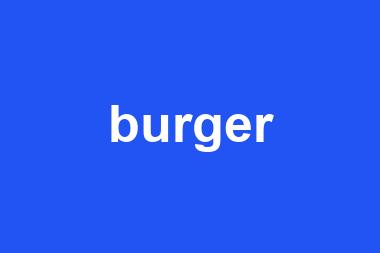 burger