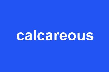 calcareous