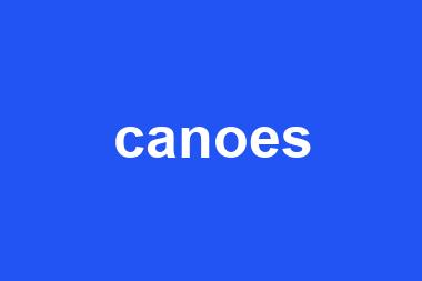 canoes