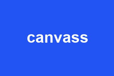 canvass