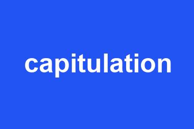 capitulation