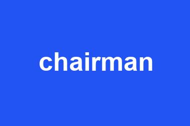 chairman