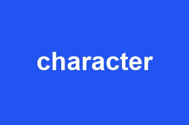 character