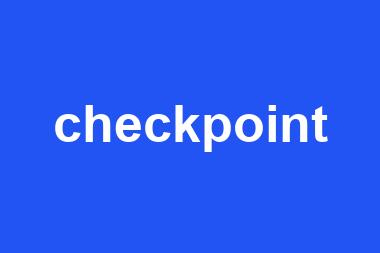 checkpoint