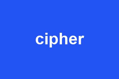 cipher