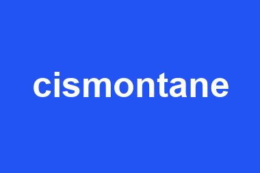 cismontane