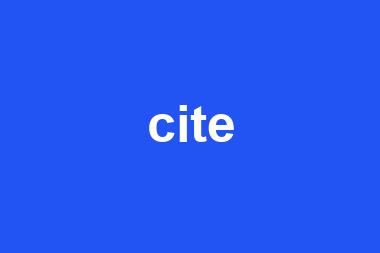 cite