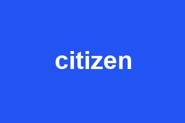 citizen