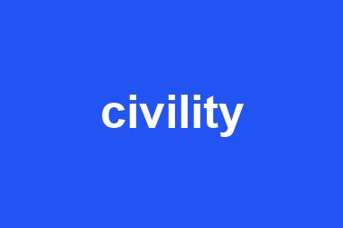 civility