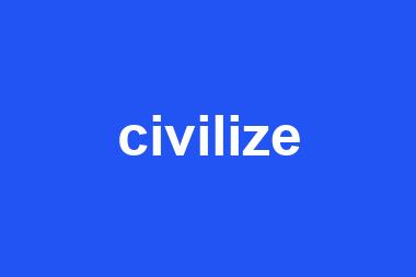 civilize