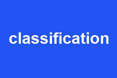 classification