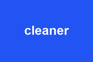 cleaner