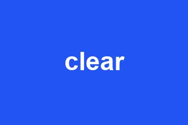 clear