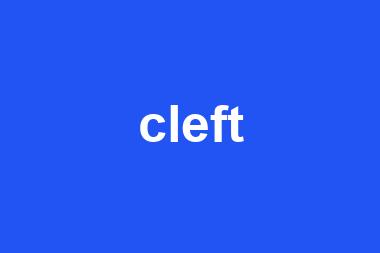 cleft