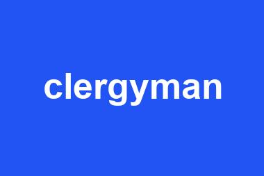 clergyman