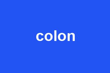 colon