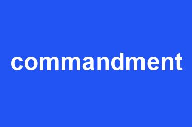 commandment