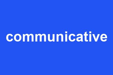 communicative