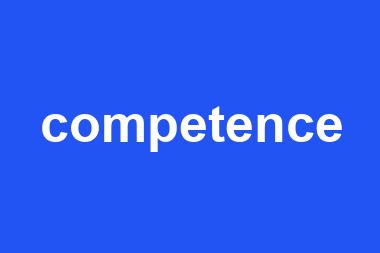 competence