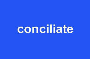 conciliate