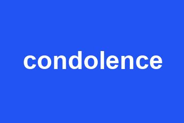 condolence