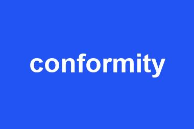 conformity