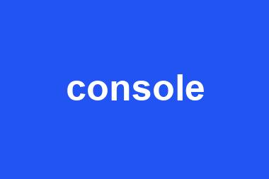 console