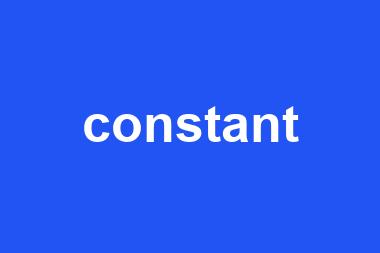 constant