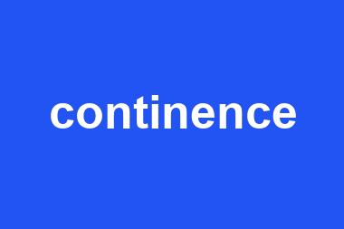 continence