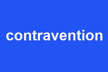 contravention