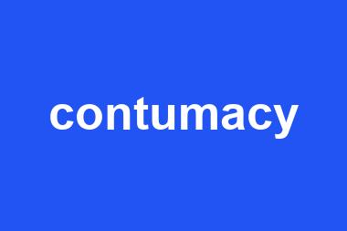 contumacy