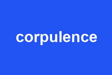 corpulence