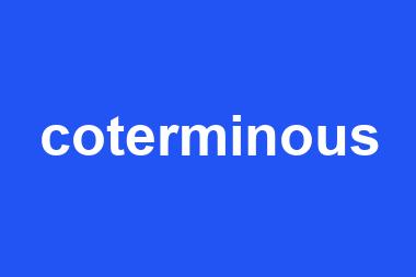 coterminous