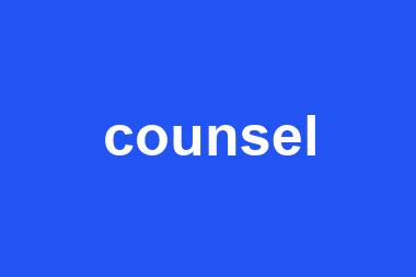 counsel