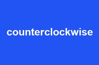 counterclockwise