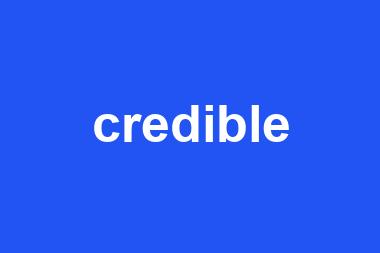 credible